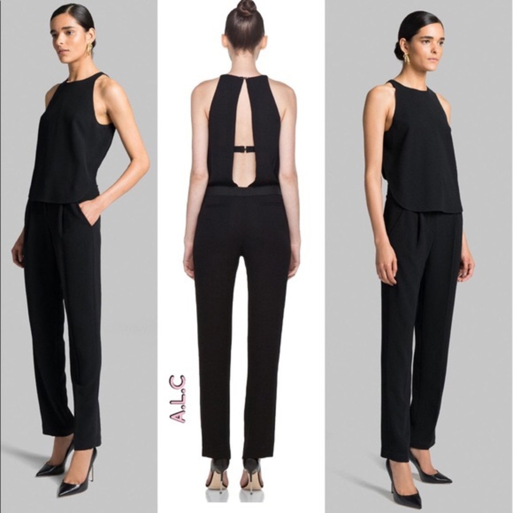 A.L.C Joanna open back jumpsuit
